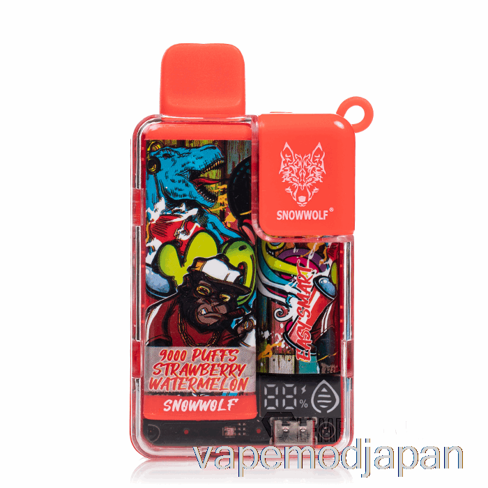 VAPE ジャパン スノーウルフ イージースマート EA9000 使い捨て ストロベリー スイカ